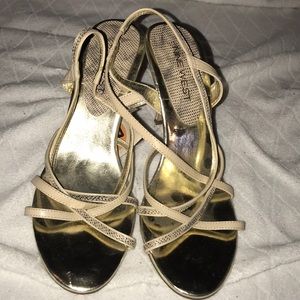 Nine West snake skin heels